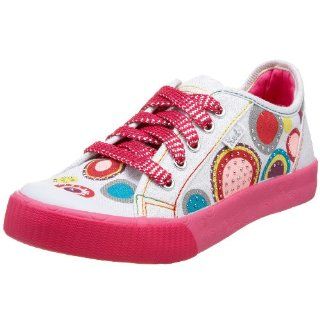 Kid Pizazz Lace Sneaker,Silver/Multi Sparkle,10 M US Toddler Shoes