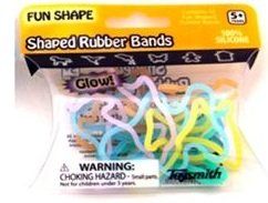 Glow in the Dark Rubber Bands ( Styles May Vary) Sports