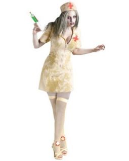 Womens Zombie Nurse Sexy Costume: Clothing