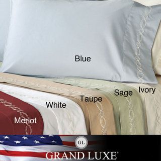Grand Luxe Egyptian Cotton 500 Thread Count Chain King size Deep