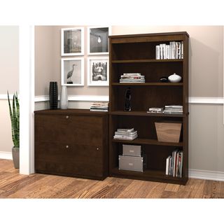 Bestar Palmer Lateral File and Bookcase