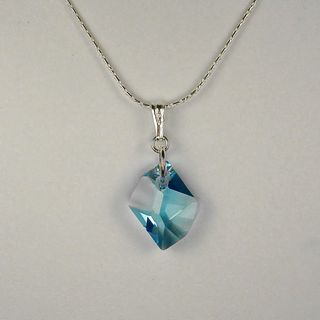 Jewelry by Dawn Sterling Silver Small Aquamarine Cosmic Crystal