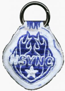 NSync Heart Logo Embroidered Fabric Keychain (NSYNC