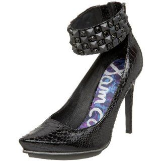 Womens Lordes Stiletto With Studded Ankle Cuff,Black,6 M US Shoes