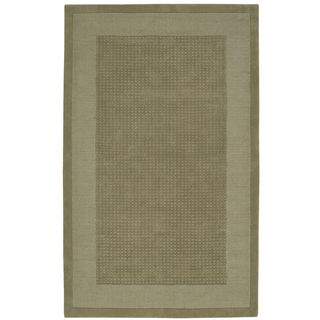 Westport Wool Green Rug (36 x 56)