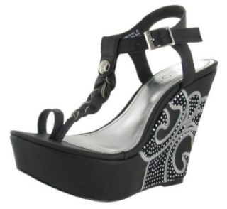  Dereon Soda Womens Dress Shoes Sandals Black Size 11: Shoes