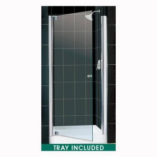 DreamLine Elegance 34 to 36 inch Adjustable Shower Door with 36x36
