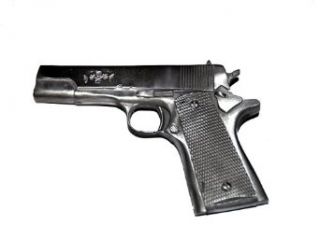 Colt .45 Gun Stasher Stash Belt Buckle: Clothing