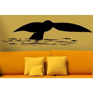 Whale Tail Wall Decor Vinyl Decal