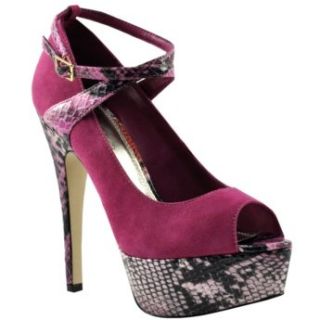 Bakers Womens Harlee Platform Pump Pink 5: Shoes