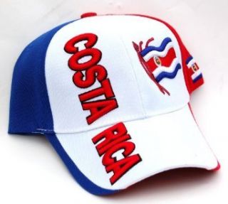 National Velcro Hat   Side Red Letters   Costa Rica   1117