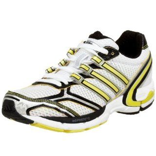 Womens adizero Tempo Running Shoe,White/Silver/Yellow,5 M: Shoes