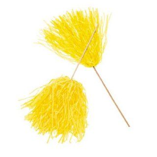 Yellow Spirit Pom Poms (2 dz)