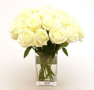 White Sweetheart Roses (20 Stems)