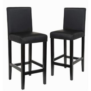 Lot de 2 chaises de bar noires MIAMI   Achat / Vente CHAISE Lot 2