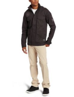 DTA SECURED BY ROGUE STATUS Mens Grunt Jacket: Clothing