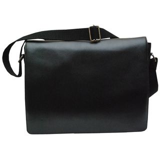 Kozmic Pebble Leather Messenger Bag