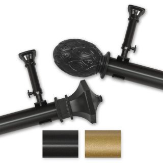 Tower/ Pina Single 50 to 96 inch Adjustable Curtain Rod Set