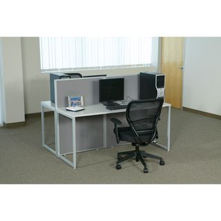 Office Star Box Office Bench Style Cubicle Workstation