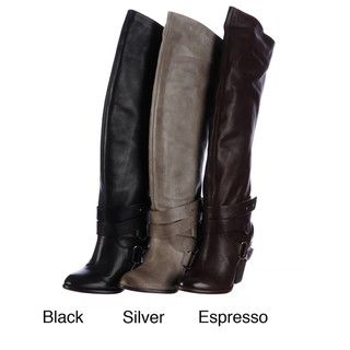 Fergie Womens Varsity Leather Boots FINAL SALE
