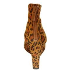 Carrini Womens Leopard Peep toe Wedges