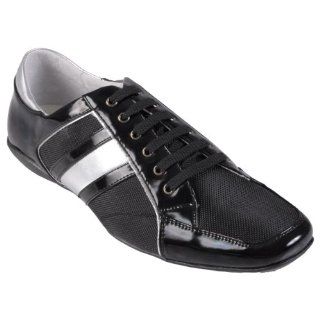  Daxx Mens Topstitched Square Toe Lace up Fashion Shoes Shoes