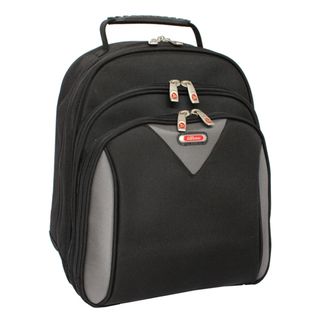 Azona Classic Black Ballistic Nylon 15 inch Laptop Backpack