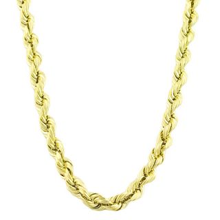 10k Yellow Gold 22 inch Rope Chain