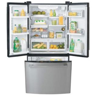 LG 22 cubic foot French Door Titanium Refrigerator