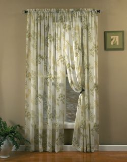 Pocket Tailored Window Curtain Panel (63 in. x 52 in.)