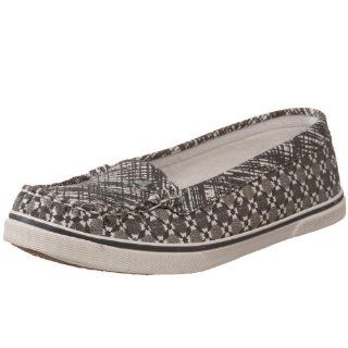 Roxy Womens Pixie Slip On,Grey,6.5 M US Shoes