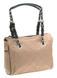 Prada Womens Quilted Nylon Handbag, Cammello Clothing