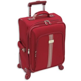 Amelia Earhart Runway Red 20 inch Expandable Carry On Spinner Upright