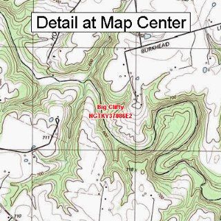 USGS Topographic Quadrangle Map   Big Clifty, Kentucky