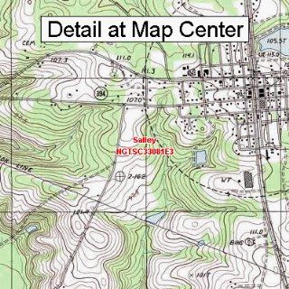 USGS Topographic Quadrangle Map   Salley, South Carolina
