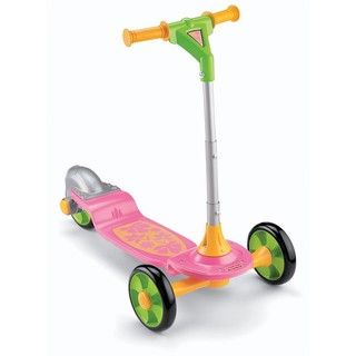 Fisher Price Grow with Me Girls Sit and Stand Scooter