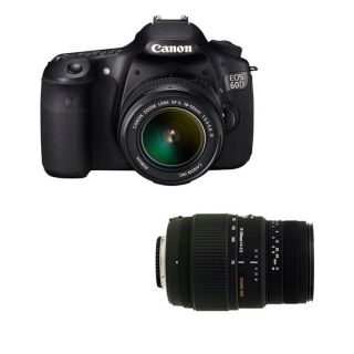 CANON EOS 60D + EF S 18 55 + SIGMA 70 300   Achat / Vente REFLEX Canon