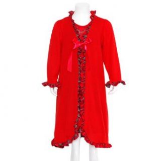 Laura Dare Red Plaid Christmas Robe Nightgown Sleepwear