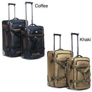 CalPak Journey 2 piece Expandable Checked/Carry On Luggage Set