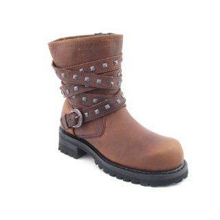 HARLEY DAVIDSON Fiona Brown Boots Shoes Womens 7.5 Shoes