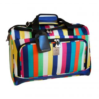 Jenni Chan Multi Stripes 18 inch Carry on City Duffel Bag Today $39