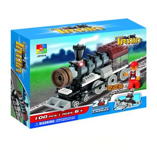 Fun Blocks Train Engine 2 in 1 Brick Set