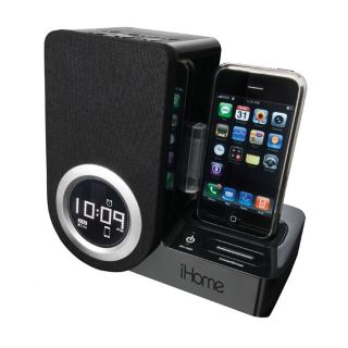 Compatible iPhone et iPod   Fonctions radio FM et réveil   Station d