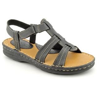 Minnetonka Womens Sumner Leather Sandals   Wide (Size 6