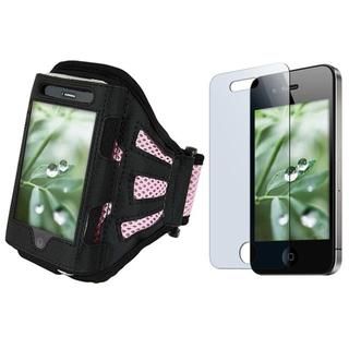 Deluxe Armband/ Screen Protector for Apple iPhone 4
