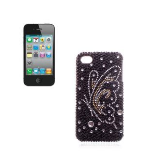 Premium iPhone 4/ 4S Butterfly Rhinestone Case