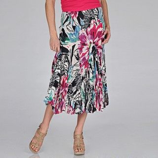 Grace Elements Womens Hawaiian Floral Cotton Skirt