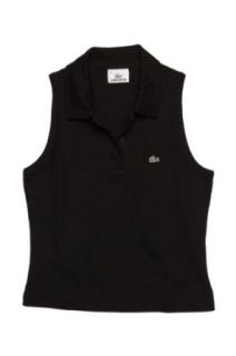 Lacoste Ladies Polo T Shirt Sleeveless Sial , Color Black