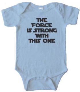 THE FORCE IS STRONG WITH THIS ONE   STAR WARS   BABY