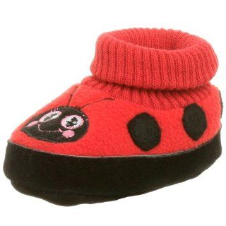  Western Chief Ladybug Slipper Sock (Infant),Red,X Large Shoes